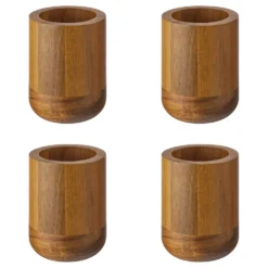 ACACIA Zahnputzbecher 4er-Set