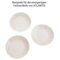ATLANTIS Frühstücksteller 4er-Set