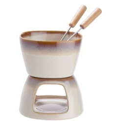 AU CHOCOLAT Mini-Fondue 4er-Set