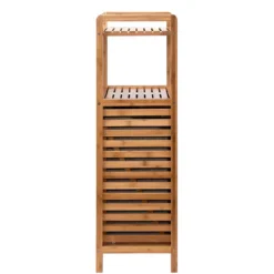 BIG BAMBOO Regal mit Wäschekorb