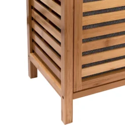BIG BAMBOO Regal mit Wäschekorb