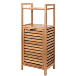 BIG BAMBOO Regal mit Wäschekorb