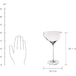 CLASSY HOUR Cocktailglas 4er-Set