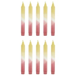 DIP-DYE Stabkerze 10er-Set