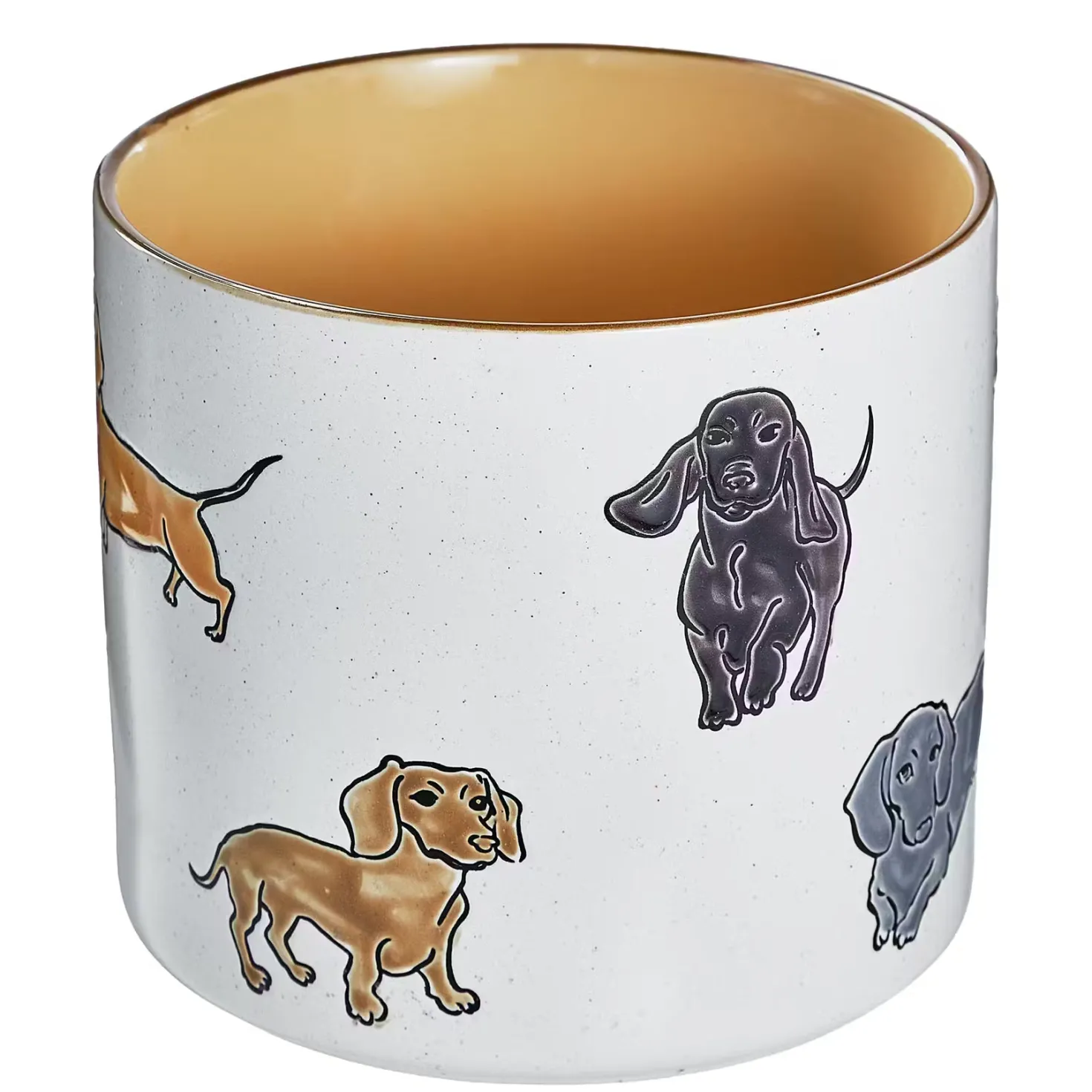 DOG LOVER Blumenübertopf Dackel