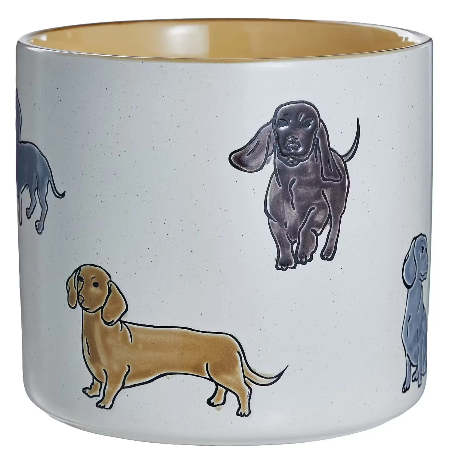 DOG LOVER Blumenübertopf Dackel