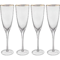 GOLDEN TWENTIES Champagnerflöte 4er-Set