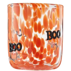 HALLOWEEN Trinkglas Konfetti Boo