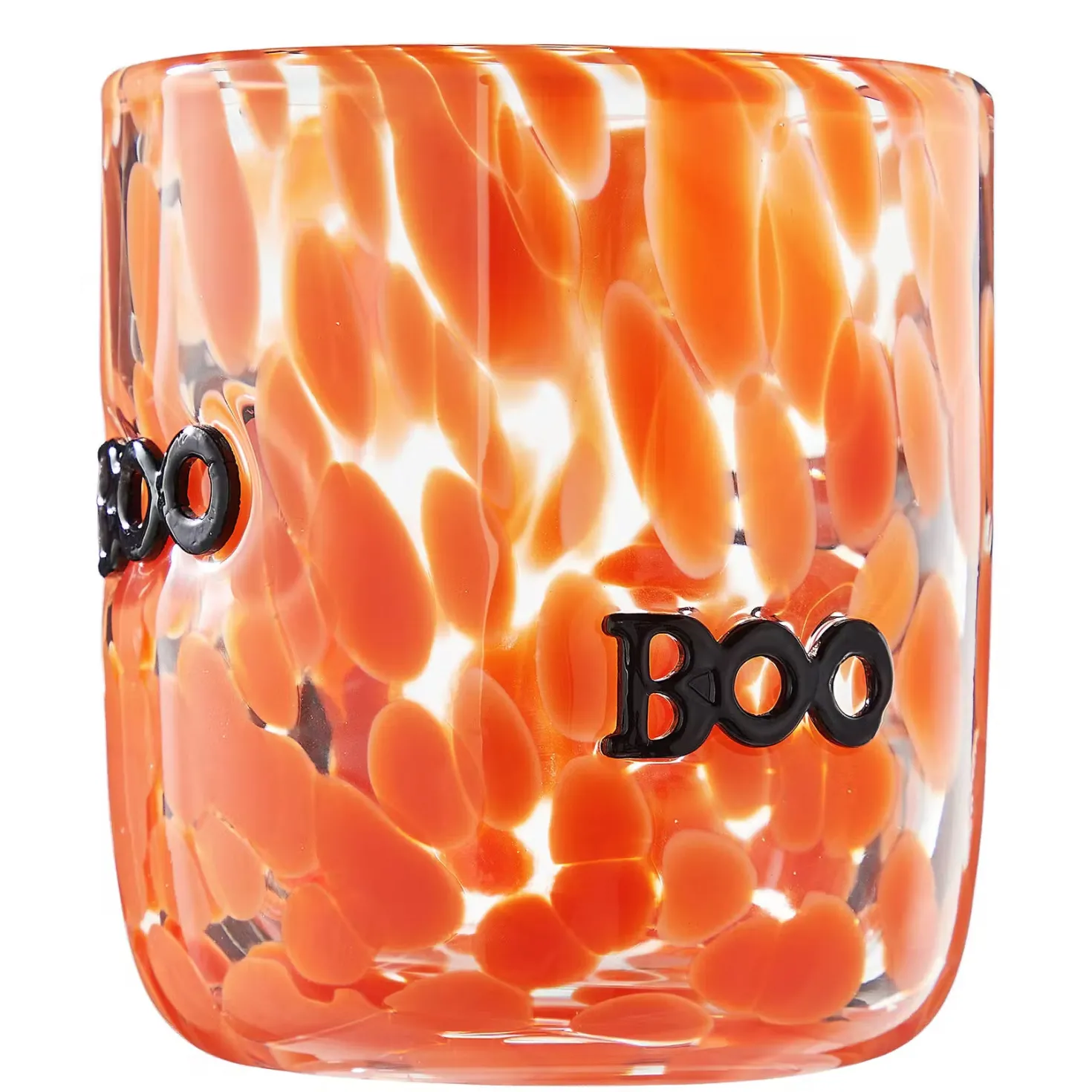 HALLOWEEN Trinkglas Konfetti Boo