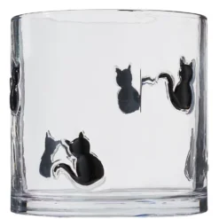 HALLOWEEN Windlicht Katze