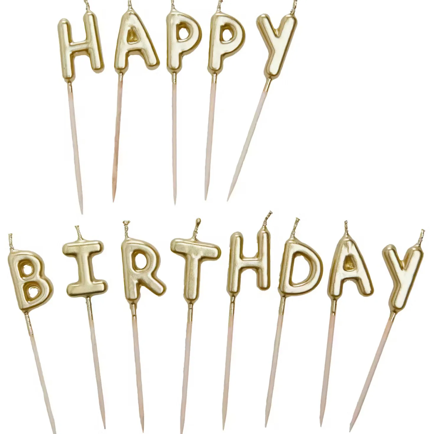 HAPPY BIRTHDAY Kerzen-Set13-tlg.