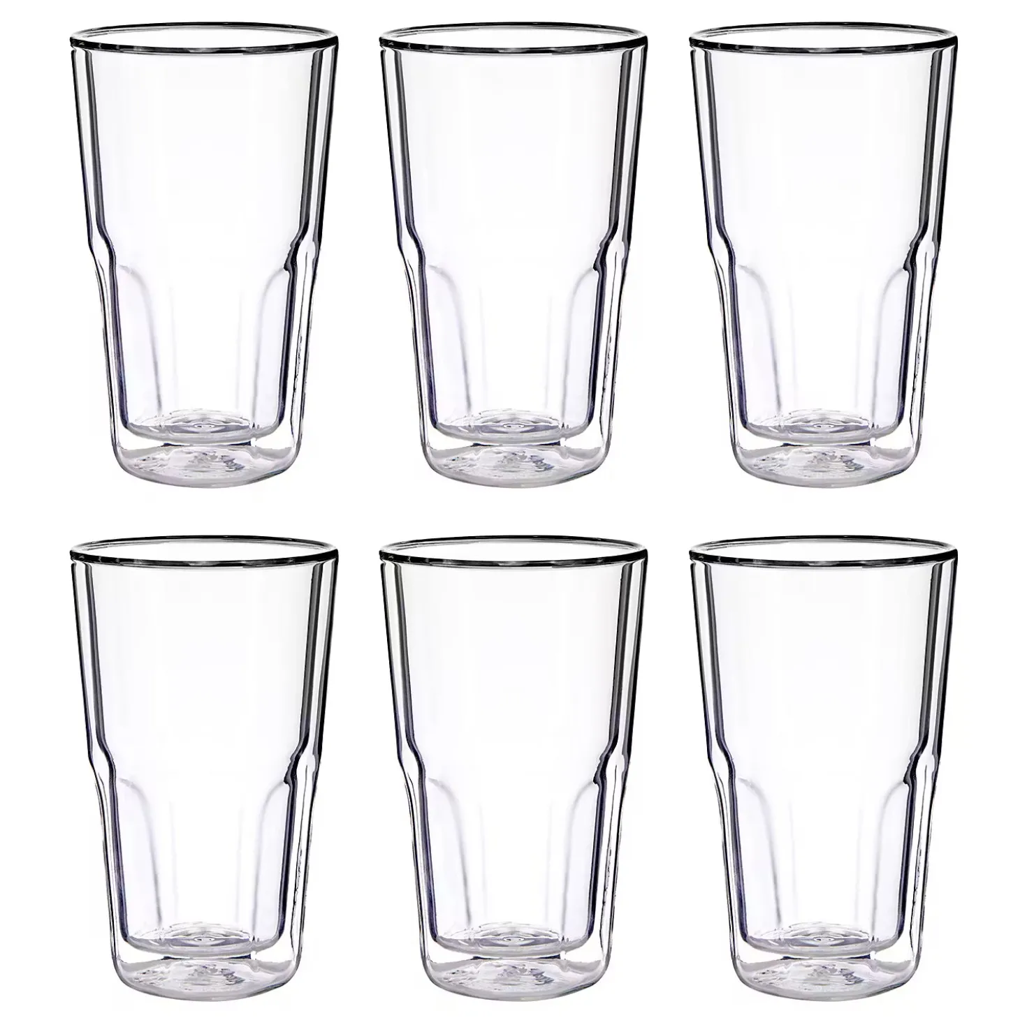 HOT & COLD Trinkglas doppelwandig 6er-Set
