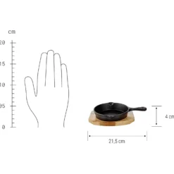 HOT IRON Mini-Servierpfanne