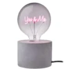 LED-Glühlampe BRIGHT LIGHT You & Me