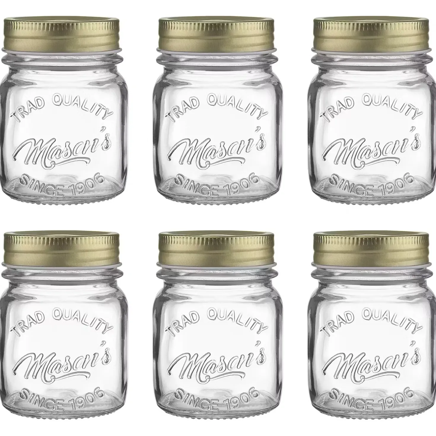 MASON'S Aufbewahrungsglas 6er-Set