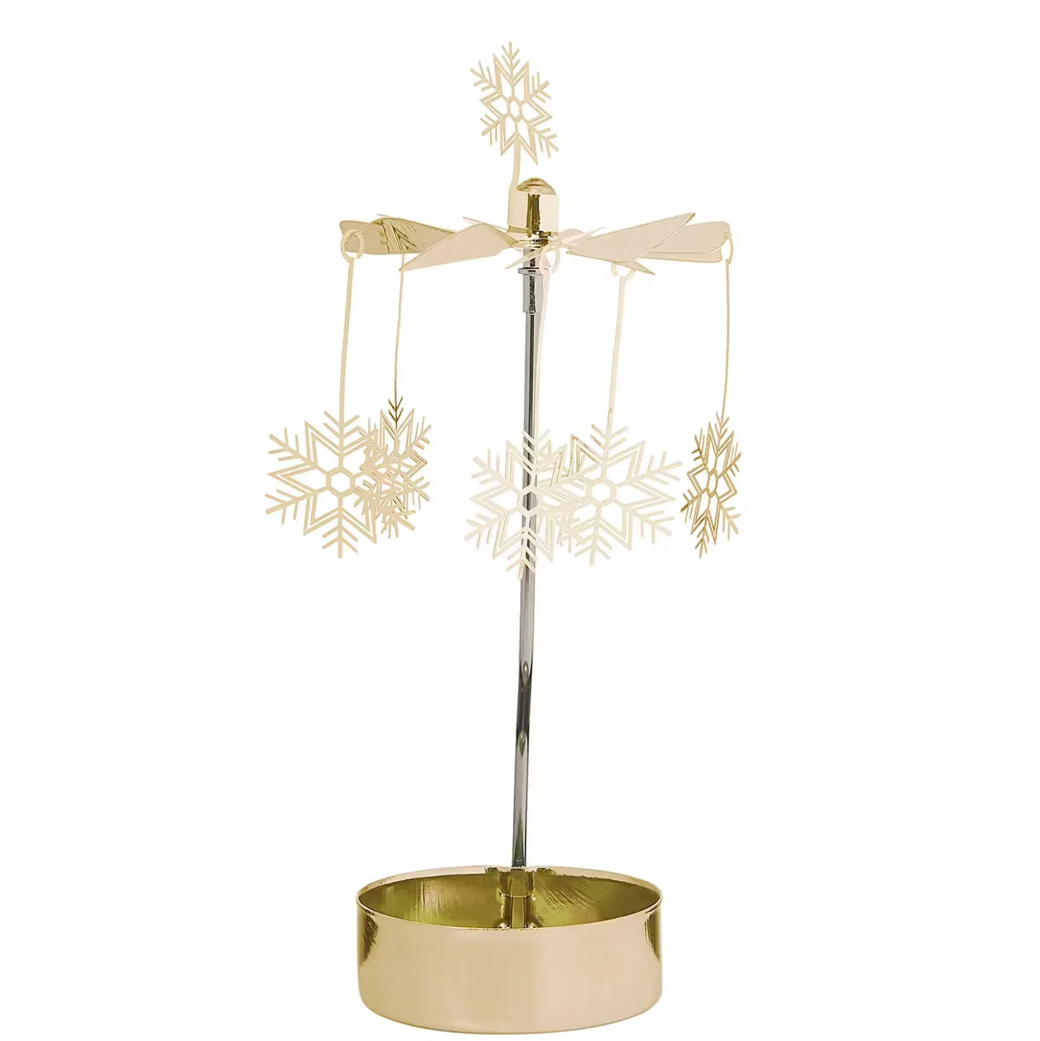 MERRY-GO-ROUND Teelichtkarussell Flocke