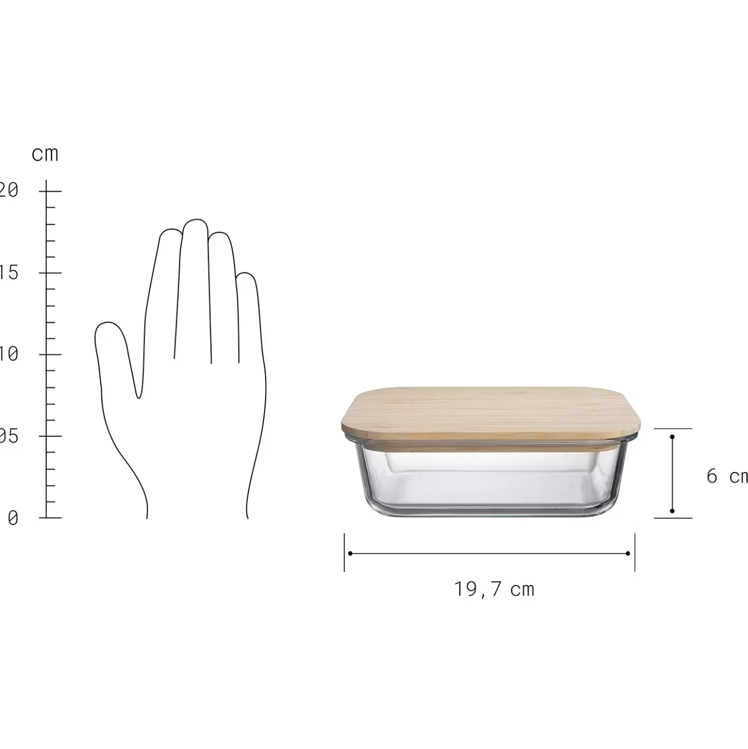 NATURALS Lunchbox 4er-Set