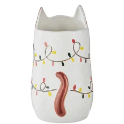 PABLO Vase Katze handbemalt