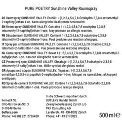 PURE POETRY Raumspray Sunshine Valley