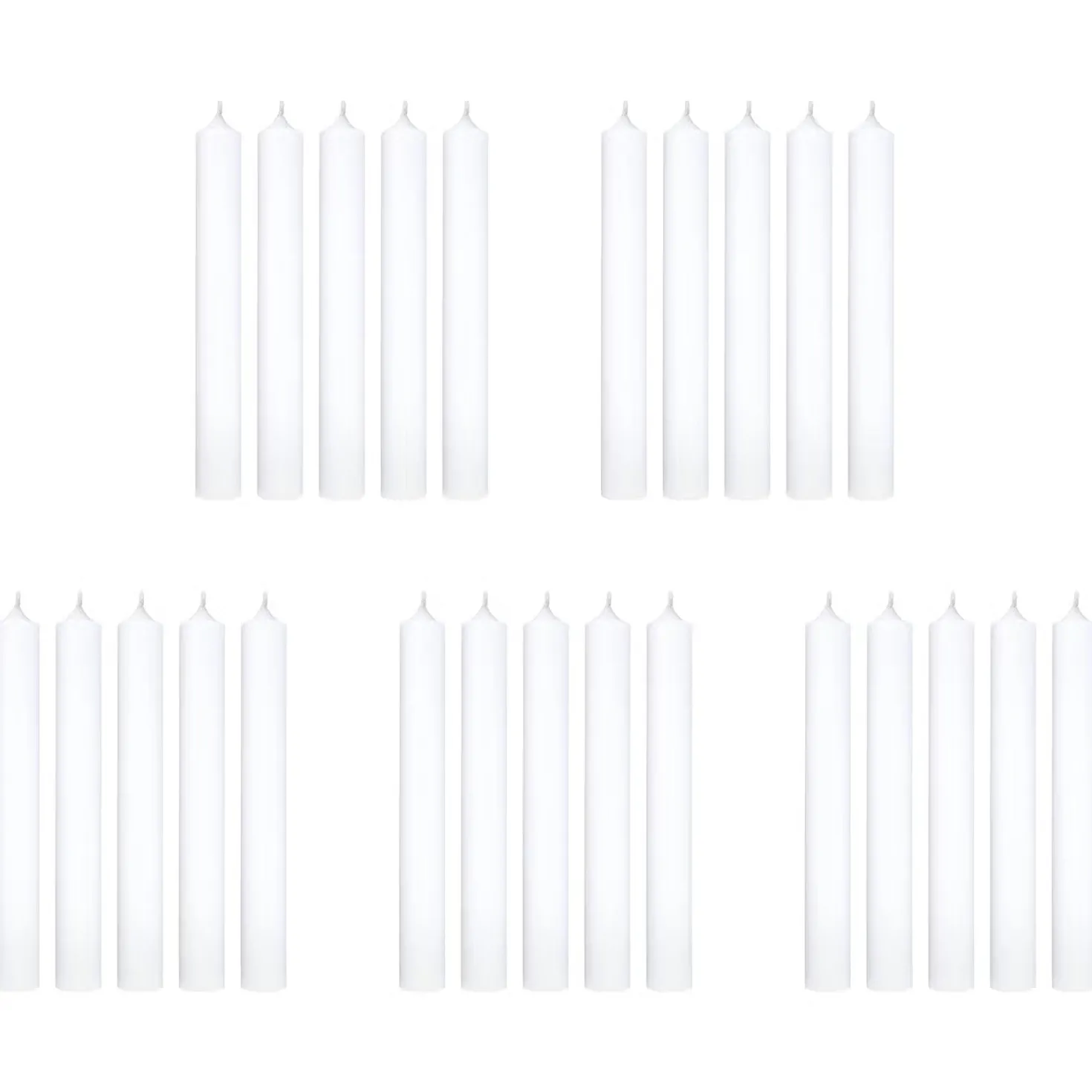 RAINBOW Stabkerze 25er-Set