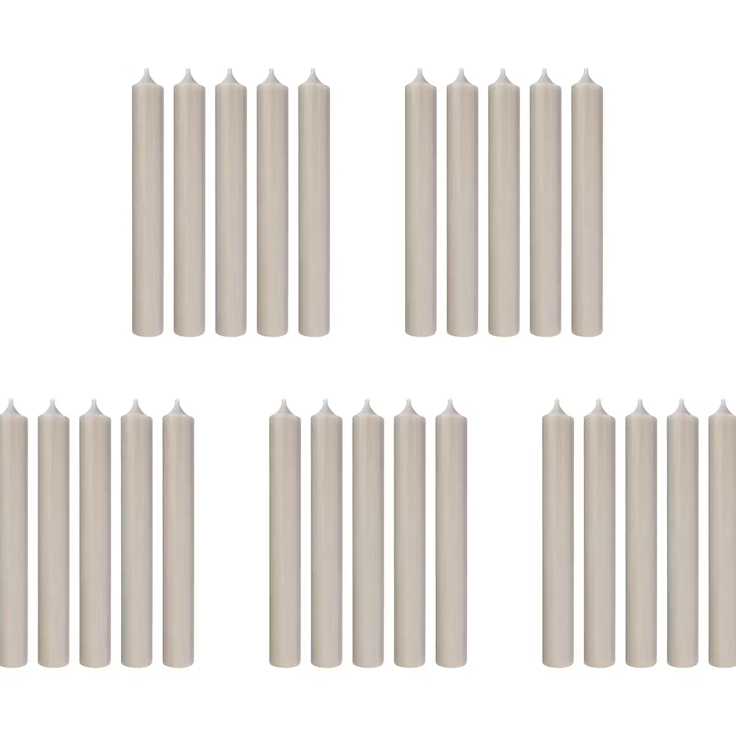 RAINBOW Stabkerze 25er-Set