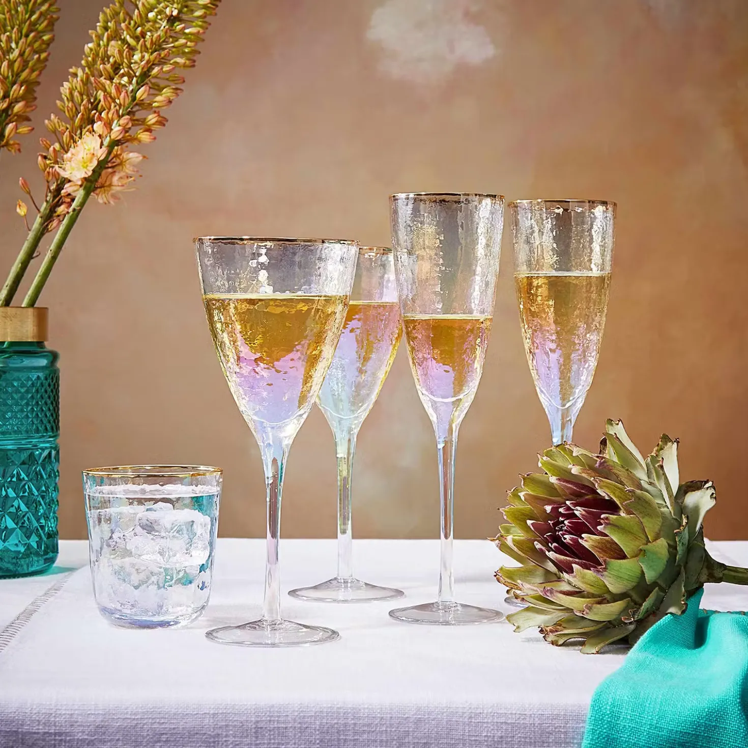 SMERALDA Champagnerflöte 6er-Set