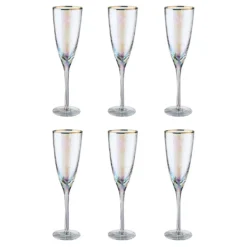 SMERALDA Champagnerflöte 6er-Set