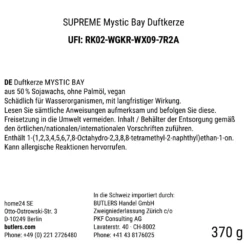 SUPREME Duftkerze Mystic Bay