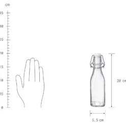 SWING Flasche mit Bügelverschluss 6er-Set
