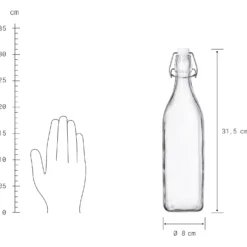 SWING Flasche mit Bügelverschluss 6er-Set