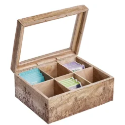 TEA TIME Teebox mit Lasergravur