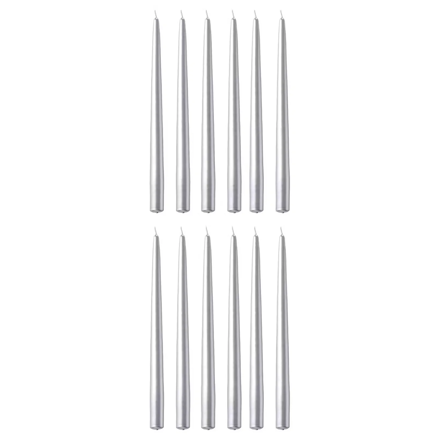 TWIN FLAME konische Zwillingskerze 12er-Set