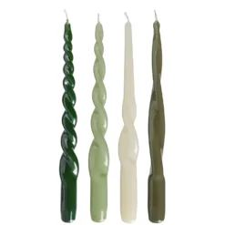 TWISTED Kerzen 4er-Set