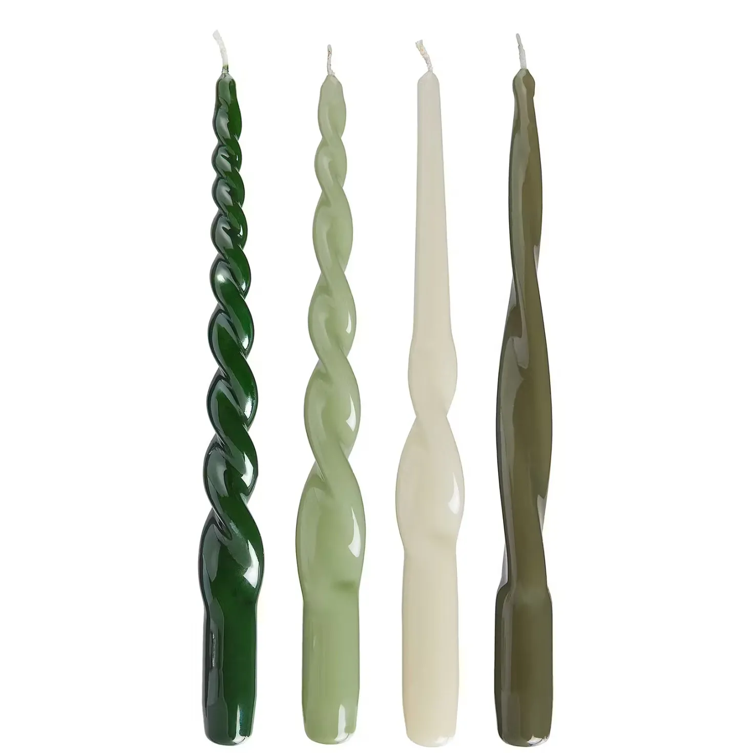 TWISTED Kerzen 4er-Set
