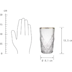 UPSCALE Longdrinkglas 6er-Set