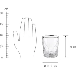 UPSCALE Trinkglas 6er-Set
