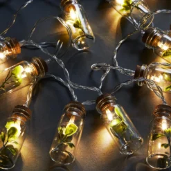URBAN JUNGLE LED-Lichterkette Einmachgläser