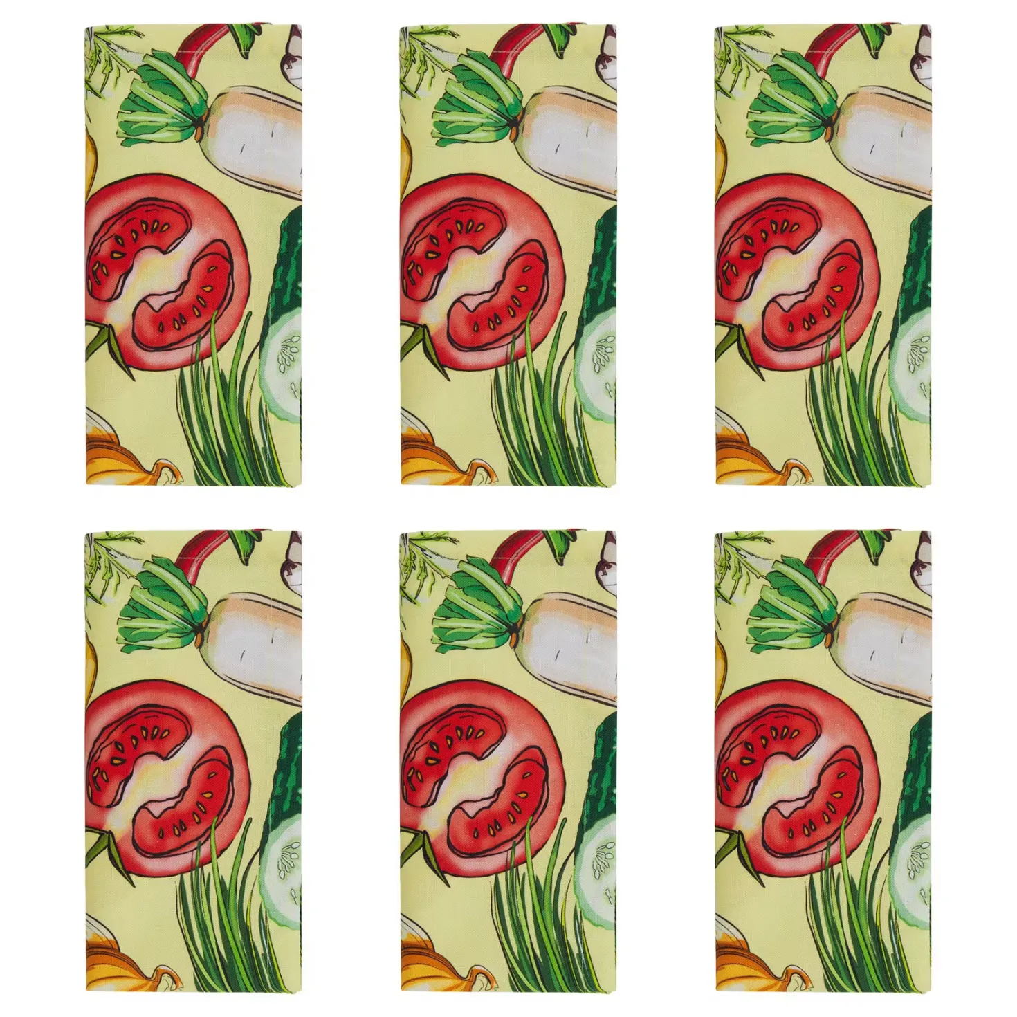 VERDURE Serviette 6er-Set